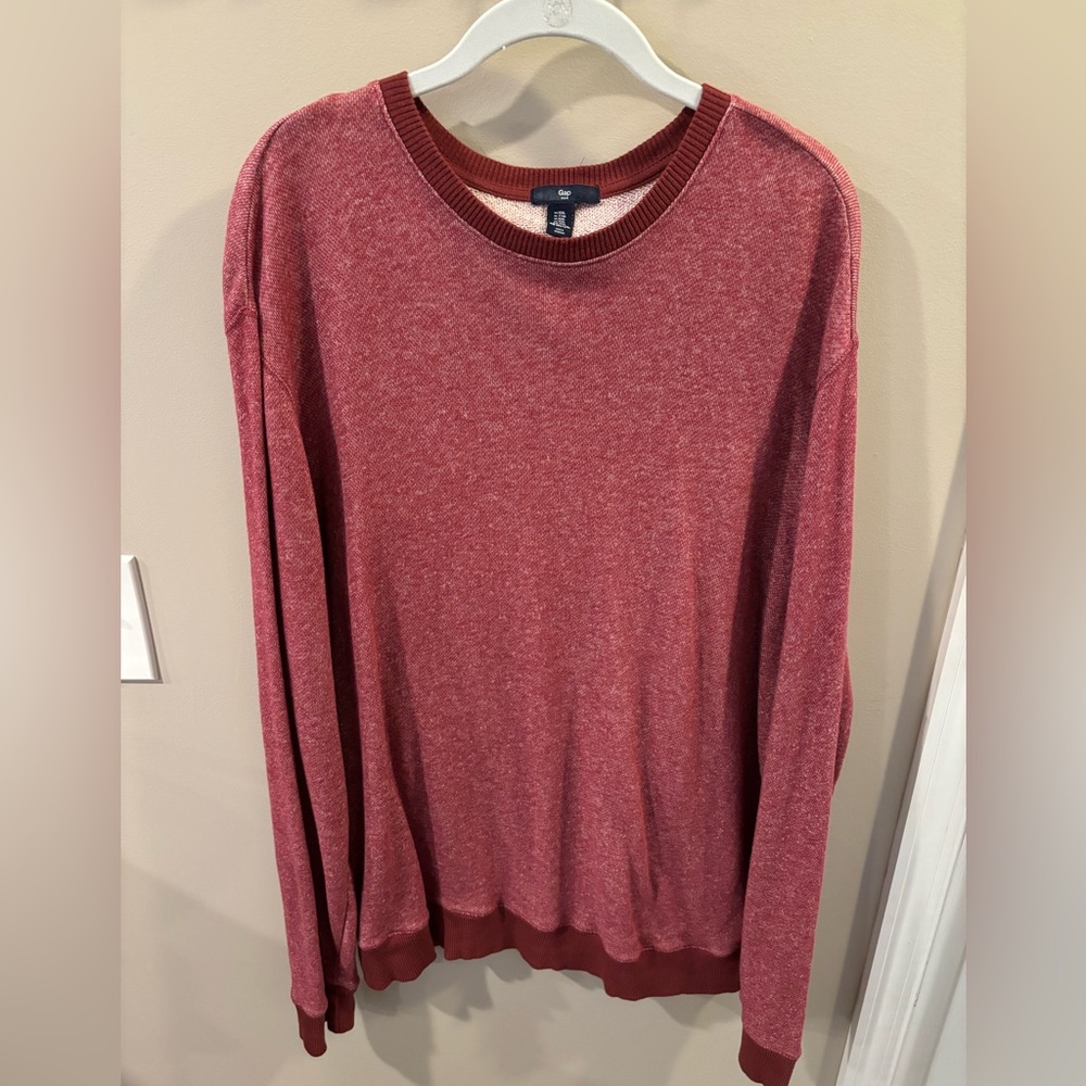 Gap Red Crewneck Sweater